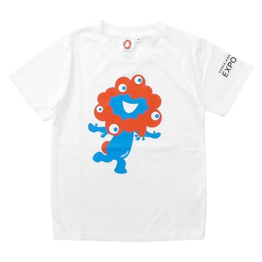 大阪関西万博　EXPO2025 ミャクミャク　Tシャツ　プリントTシャツ　表情 Amazon | 大阪・関西万博 EXPO2025 ミャクミャク キッズTシャツ